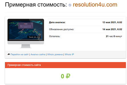 Брокерская платформа Resolution4u — стоит ли доверять? Отзывы.