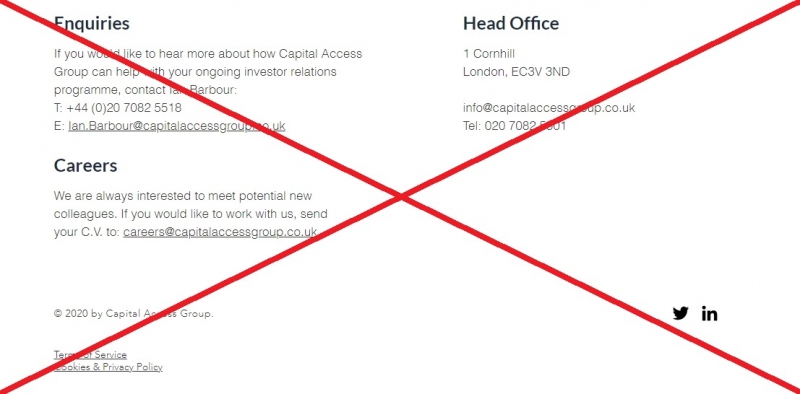 Capital Access Group — отзывы о компании capitalaccessgroup.co.uk