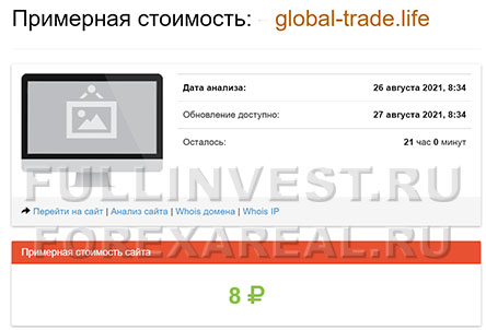 Инвестиционная платформа Global-trade.life. Мошенники? Отзывы.