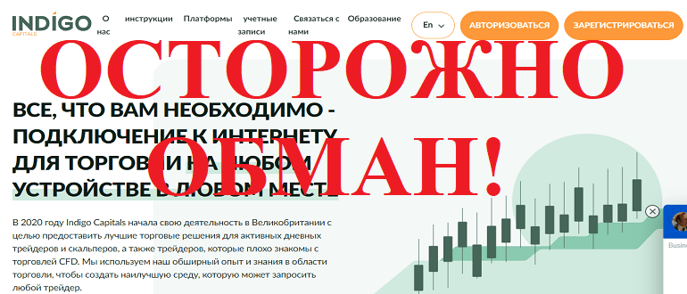 Indigo Capitals реальные отзывы о МОШЕННИКЕ!!!