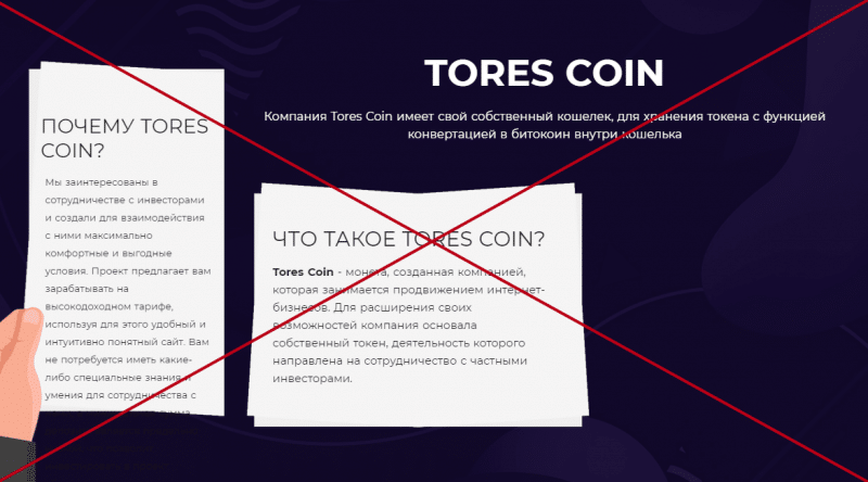 Tores Coin (toresbusiness.com) — реальные отзывы и обзор - Seoseed.ru