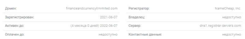 FINANCE&CURRENСY LIMITED - ложный брокер 
