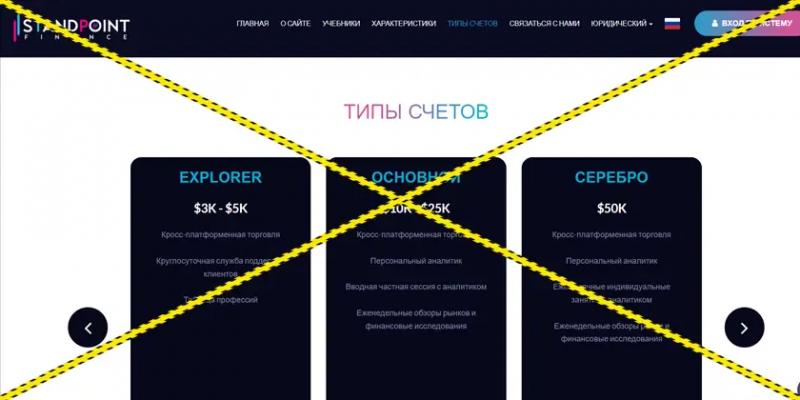 StandPointFinance отзывы брокера standpointfinance.com