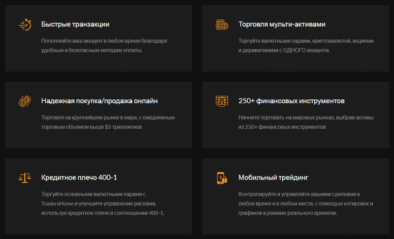 Traders Home: обзор деятельности брокера и отзывы трейдеров