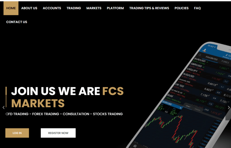 Вся информация о компании FCS MARKETS 