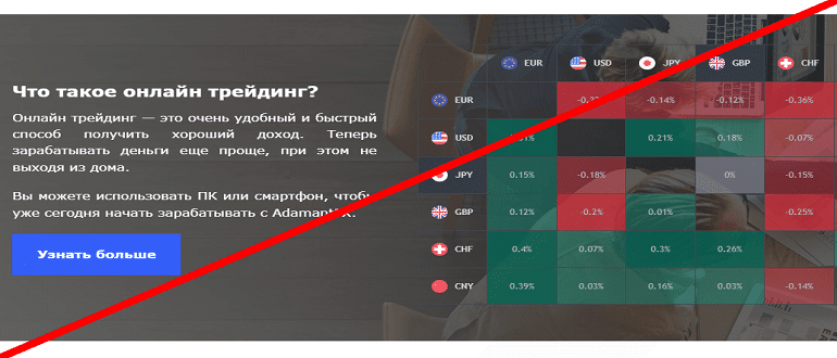 AdamantFX отзывы и обзор МОШЕННИКА!