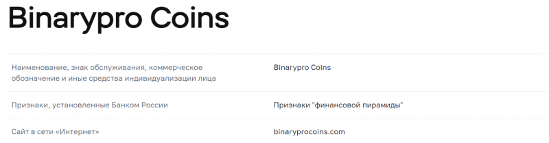 Полный обзор брокерской компании Binarypro Coins 