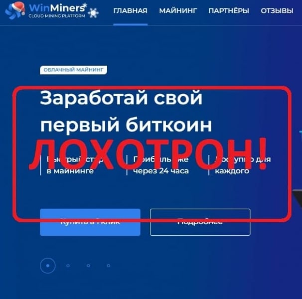 Winminers — отзывы о сайте компании winminers.com - Seoseed.ru