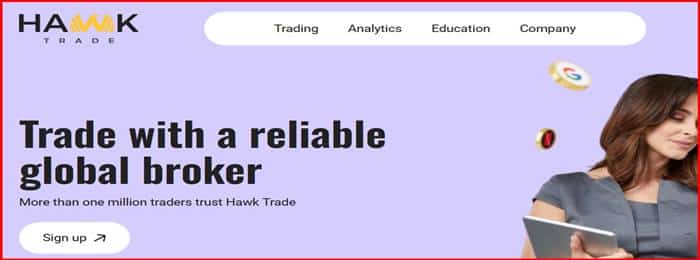 Остерегаемся. Hawk Trade (hawktrades.com) — снова глобальный брокер оказался на поверку глобальным лохотроном. Отзывы