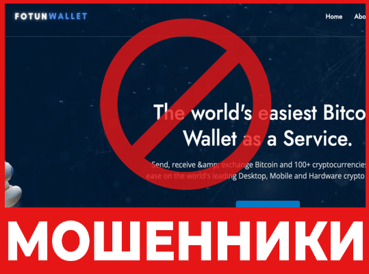 Крипто-кошелек мошенник Fotun Wallet  — обзор, отзывы, схема обмана