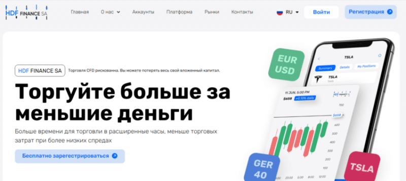 Брокер HDF Finance Sa (hdf-finance.com), отзывы клиентов в 2024 году. Как вывести деньги?