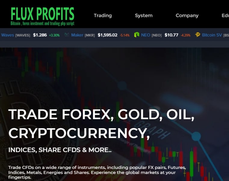 Остерегаемся. Сомнительный брокер fluxprofits.com — скорее всего лохотрон и развод. Возврат денег, отзывы.