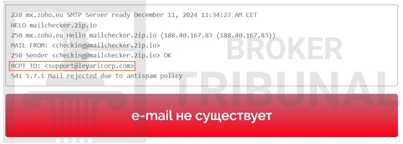 
                Leyaricorp — новый лжеброкер-клон от старых аферистов
            