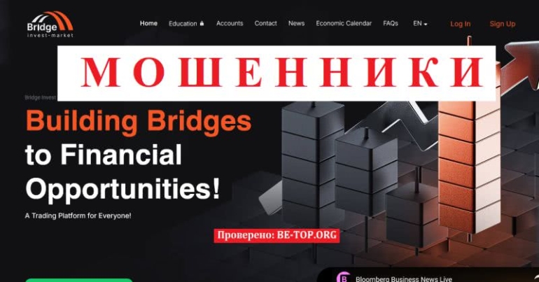 Скам контора Bridge Invest Market - отзывы, вывод денег