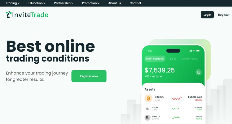 InviteTrade отзывы. Псевдоброкер?