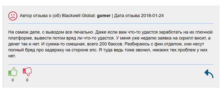 Blackwell Global — заморские лохотронщики? Стоит ли доверять? Отзывы.