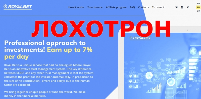 Royal Bet — отзывы о проекте royalbet.biz